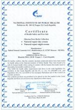 Certificate Siberian Pure Herbs Collection Přírodní regenerační denní krém 