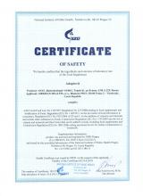 Certificate of safety  NEM Adaptovit, 10 ml (Spray)
