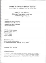 Cocmetic product safety report Shampooing Tout Type