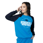 Siberian Super Team moteriškas džemperis (spalva: mėlyna; dydis: M)