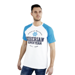 Siberian Super Team CLASSIC vyriški marškinėliai (spalva: balta, dydis: L)