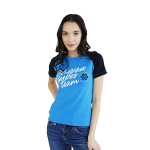 T-shirt da donna Siberian Super Team (colore: azzurro, taglia: XS)