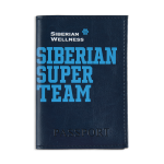 Custodia per passaporto Siberian Super Team (colore: blu)