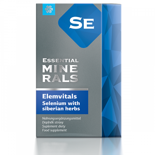 Suplemento alimentar Elemvitals. Selenium with siberian herbs, 60 cápsulas 500031