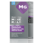 Complément alimentaire bio Elemvitals. Magnesium with siberian herbs, 60 gélules