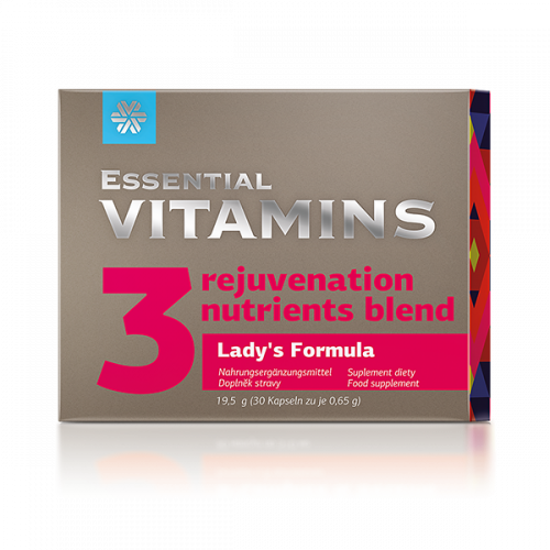 Suplemento alimentar Essential Vitamins. Lady's formula, 30 cápsulas 500652
